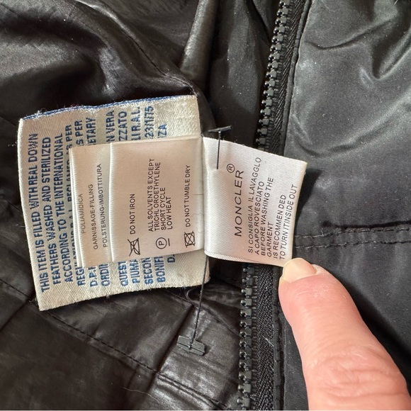 Moncler women’s Down Hooded Long Puffer Coat - Picture 12 of 14